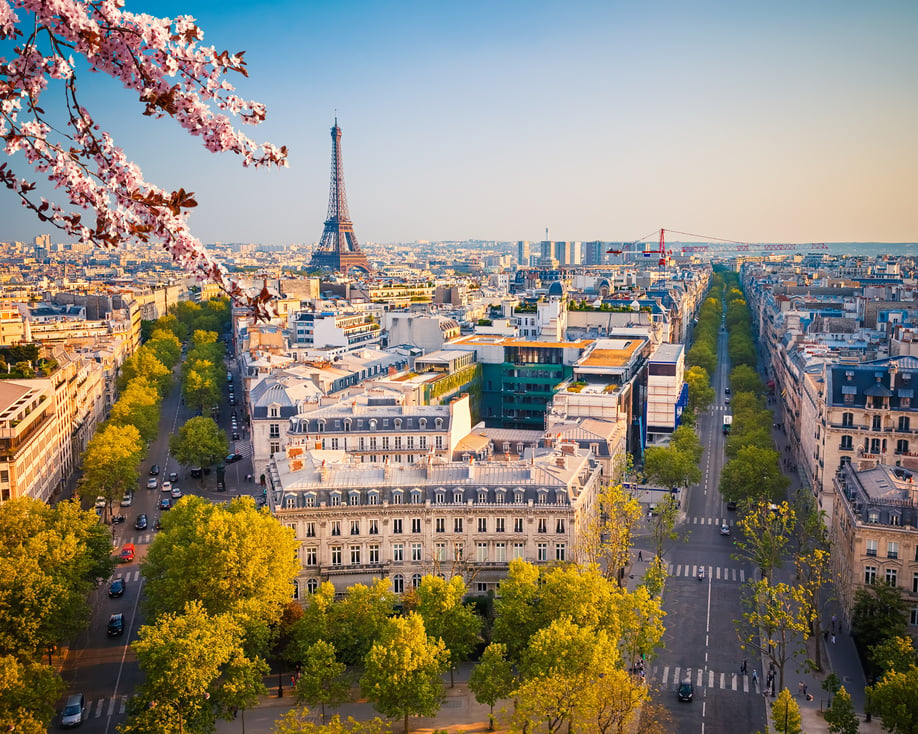 Paris at spring